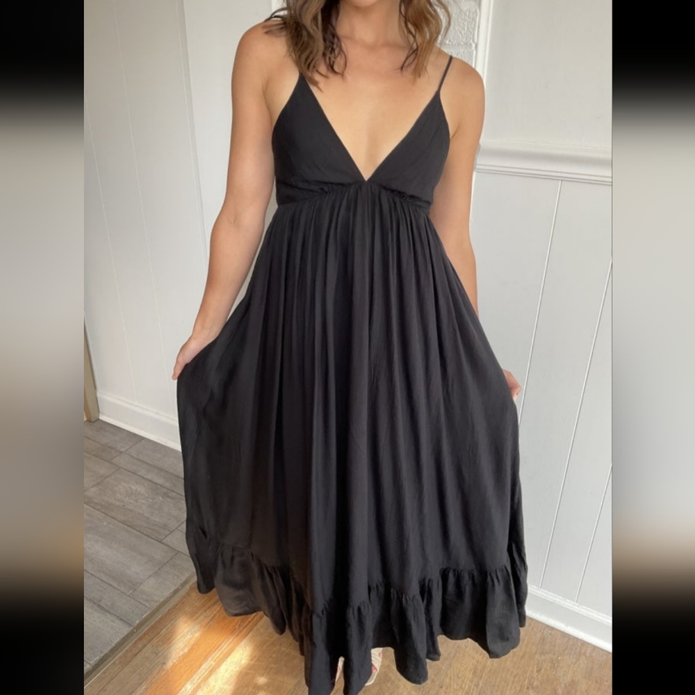 Black hyfve maxi dress Small